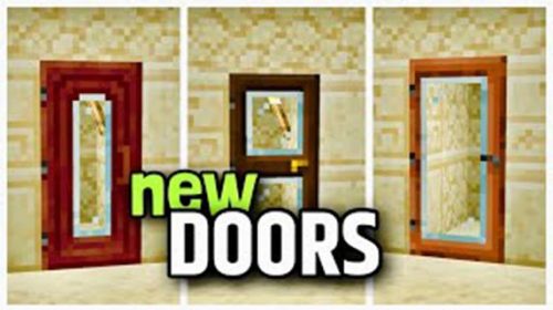 Glass Doors Texture Pack (1.19) – MCPE/Bedrock Thumbnail