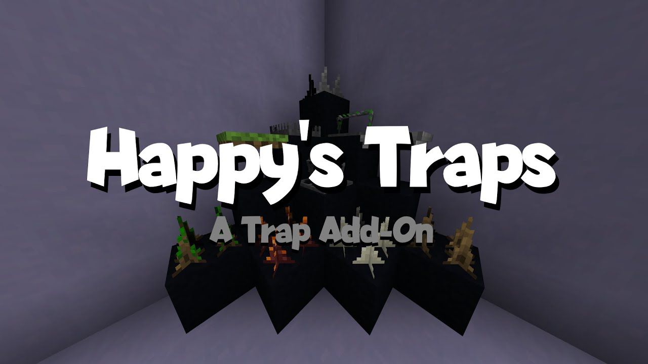 Happy's Traps Addon (1.19) - MCPE/Bedrock Mod 1