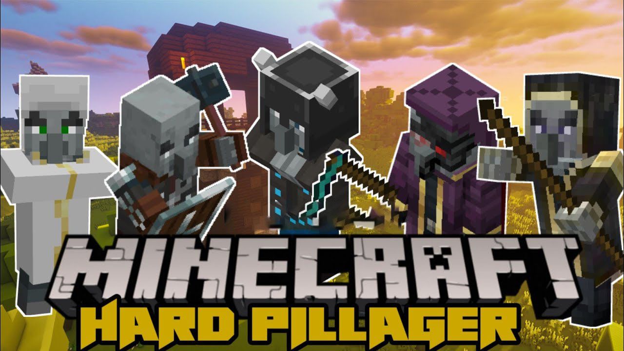 Hard Pillage Addon (1.19) - MCPE/Bedrock Mod 1