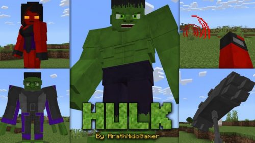 Hulk Addon (1.19) – MCPE/Bedrock Mod Thumbnail