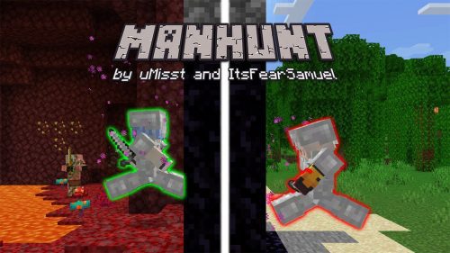 ManHunt Addon (1.20, 1.19) – MCPE/Bedrock Mod Thumbnail