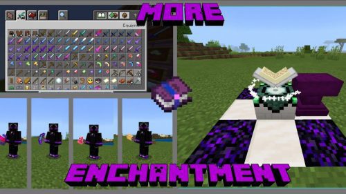 More Enchantment Addon (1.19) – MCPE/Bedrock Mod Thumbnail