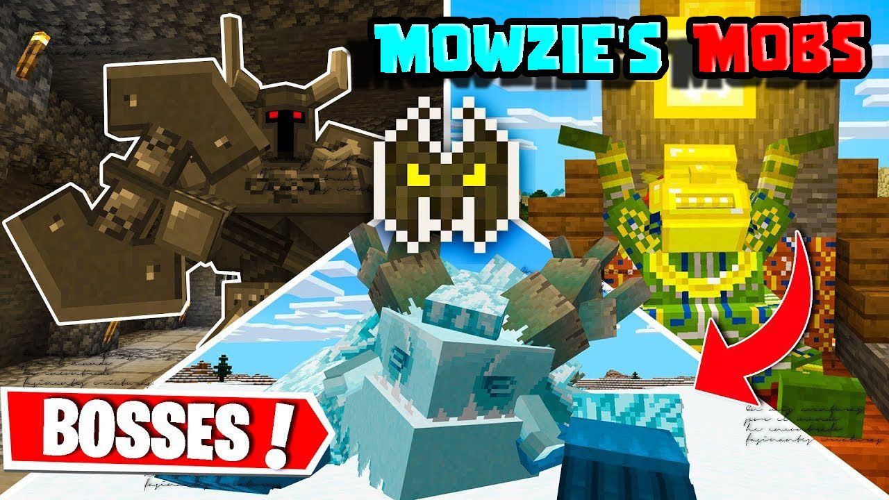 Mowzie's Mobs Addon (1.19) - MCPE/Bedrock Mod 1