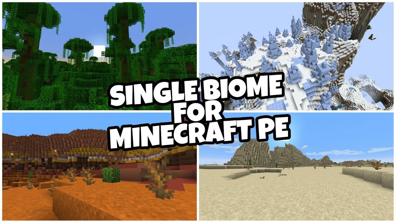 Pure Buffet Map (1.19) - Single Biome World for MCPE 1