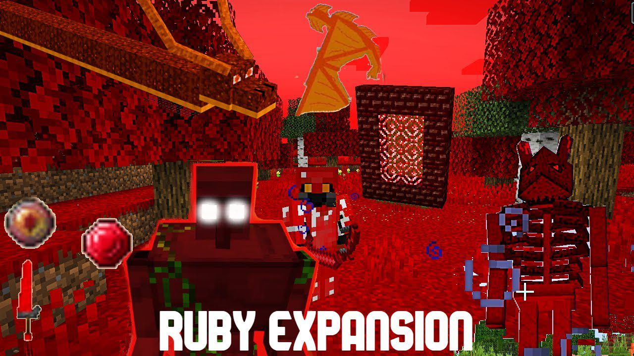 Ruby Expansion Addon (1.19) - MCPE/Bedrock Mod 1