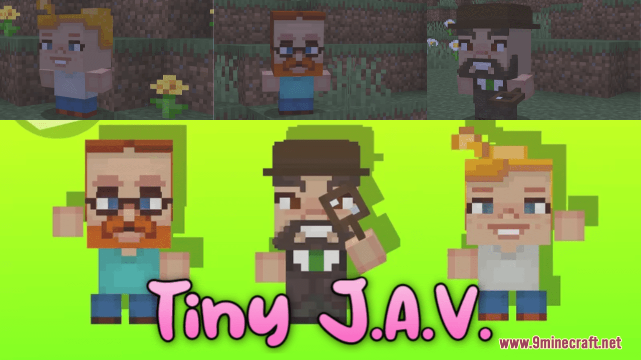 Tiny J.A.V. Resource Pack (1.20.6, 1.20.1) - Texture Pack 1