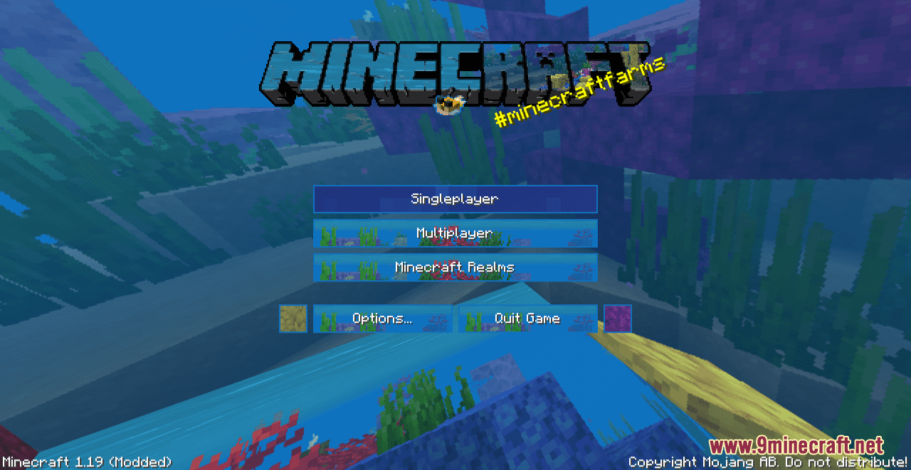 Underwater GUI Resource Pack (1.20.4, 1.19.4) - Texture Pack 3