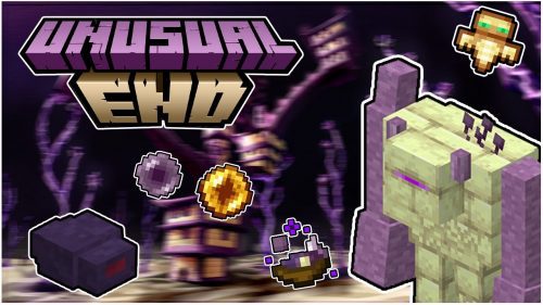 Unusual End Mod (1.19.2, 1.18.2) – Endstone Golem Boss Fight Thumbnail