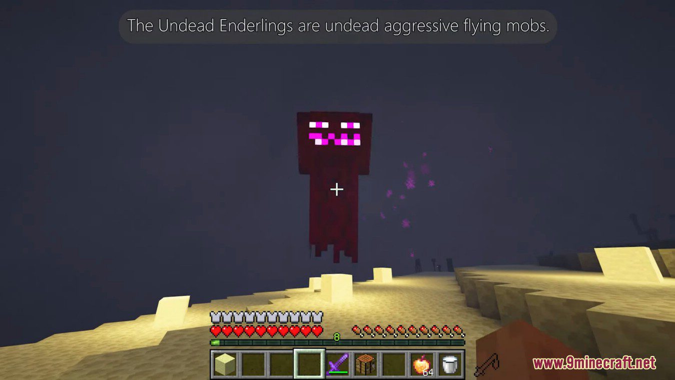 Unusual End Mod (1.19.2, 1.18.2) - Endstone Golem Boss Fight 13