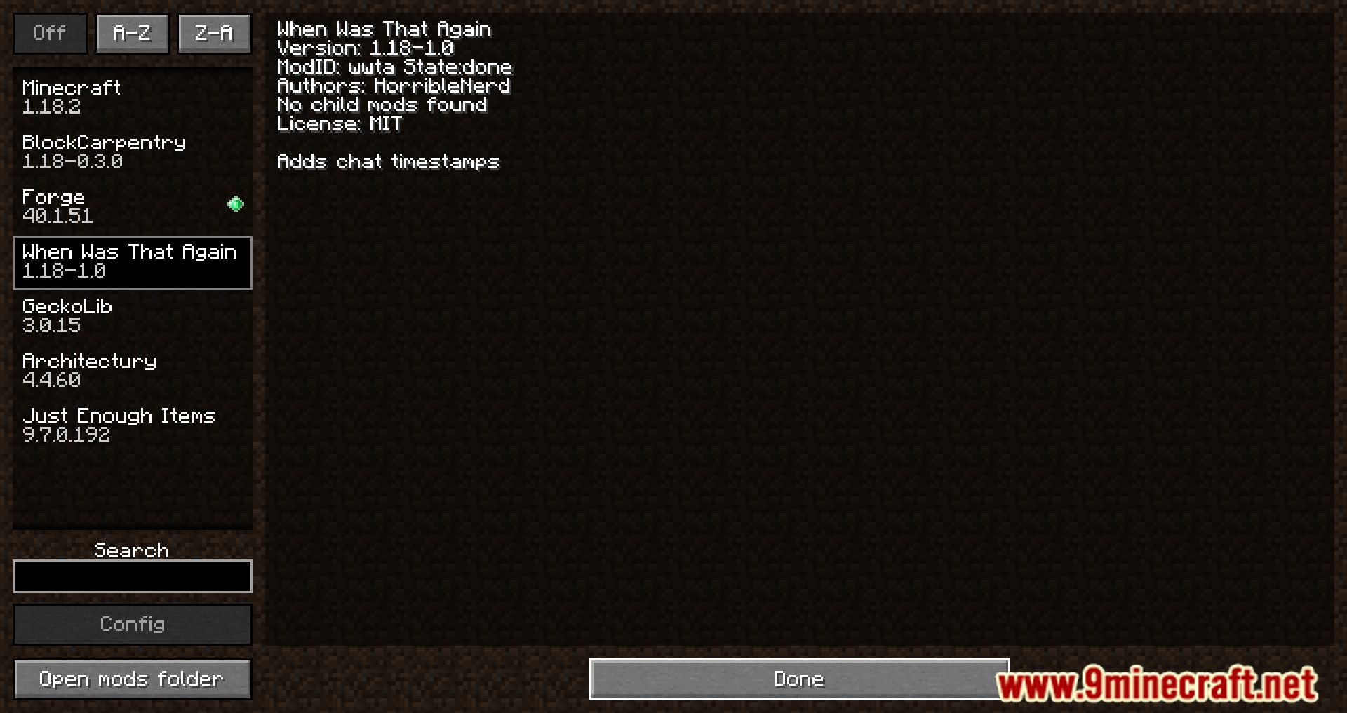 When Was That Again Mod (1.20.2, 1.19.4) - Timestamp For The Message 2