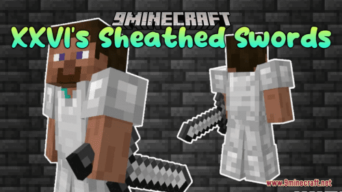 XXVI’s Sheathed Swords Resource Pack (1.20.6, 1.20.1) – Texture Pack Thumbnail