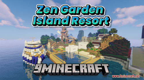 Zen Garden Island Resort Map (1.21.1, 1.20.1) – Japanese Seaside Resort Thumbnail