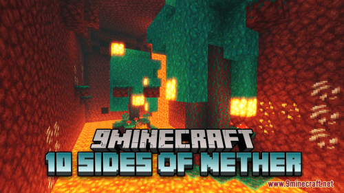 10 Sides Of Nether Map (1.21.1, 1.20.1) – Challenges In The Nether Thumbnail