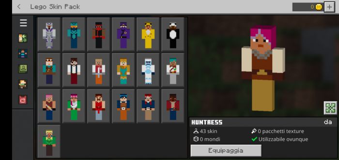 Lego Minecraft Skin Pack (1.20, 1.19) - MCPE/Bedrock 12