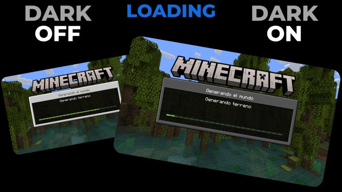 Dark Mode UI Texture Pack (1.19) - MCPE/Bedrock 12