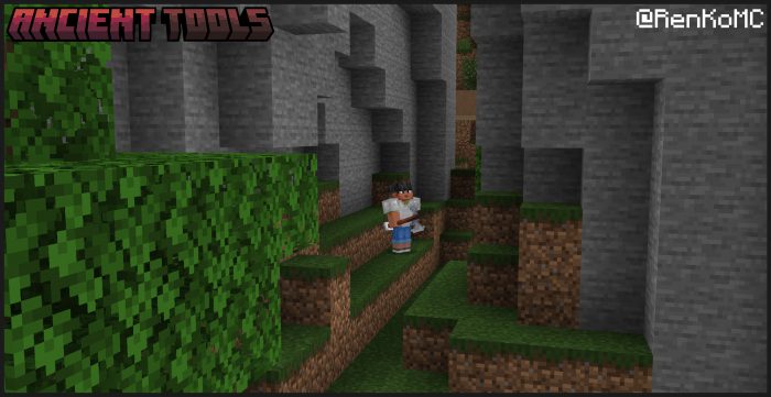 Ancient Tools Texture Pack (1.19) - 3D Items for MCPE/Bedrock 16