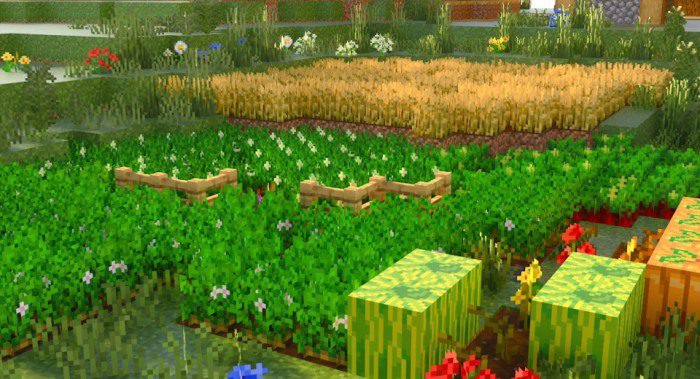 Better Foliage Addon/Texture Pack (1.21, 1.20) - MCPE/Bedrock 16