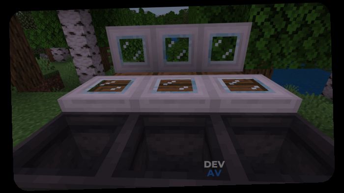 Glass Trapdoors Texture Pack (1.19) - MCPE/Bedrock 4