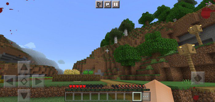 Screen Effect Blood Texture Pack (1.19) - MCPE/Bedrock 3