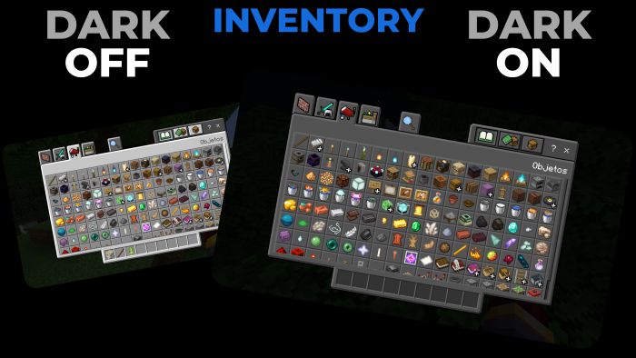 Dark Mode UI Texture Pack (1.19) - MCPE/Bedrock 3