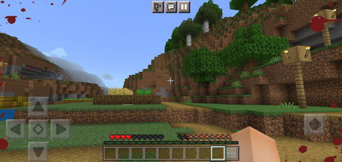 Screen Effect Blood Texture Pack (1.19) - MCPE/Bedrock 4