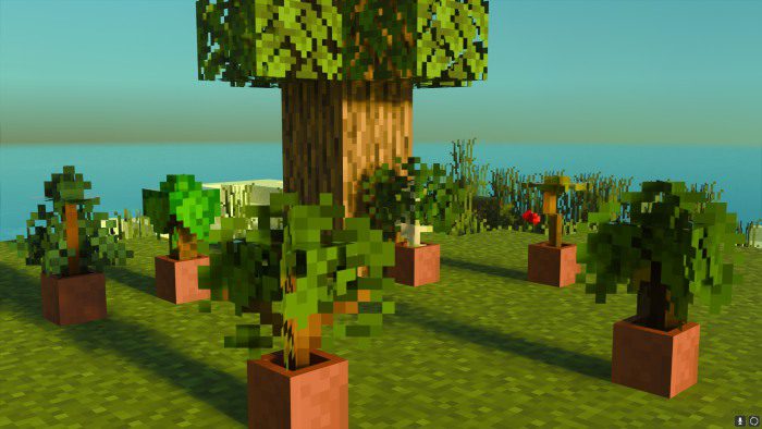 Better Foliage Addon/Texture Pack (1.21, 1.20) - MCPE/Bedrock 5