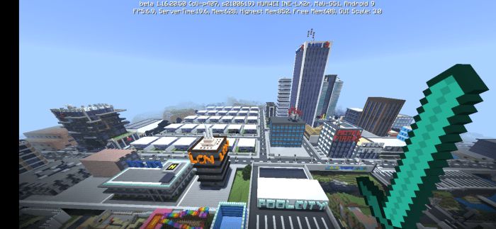 Marvis City Map (1.20, 1.19) - MCPE/Bedrock 5