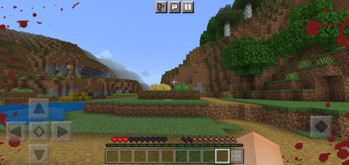 Screen Effect Blood Texture Pack (1.19) - MCPE/Bedrock 5