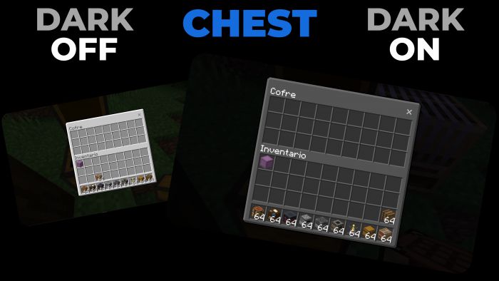 Dark Mode UI Texture Pack (1.19) - MCPE/Bedrock 5