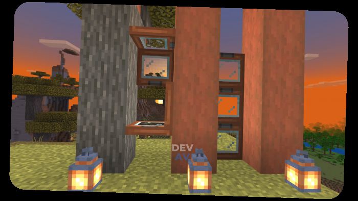 Glass Trapdoors Texture Pack (1.19) - MCPE/Bedrock 7