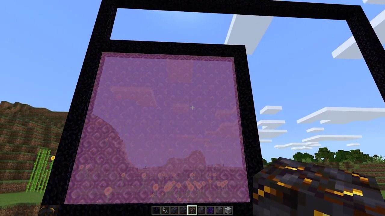 RGB Nether Portals Texture Pack (1.19) - MCPE/Bedrock 5