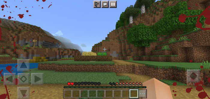 Screen Effect Blood Texture Pack (1.19) - MCPE/Bedrock 6