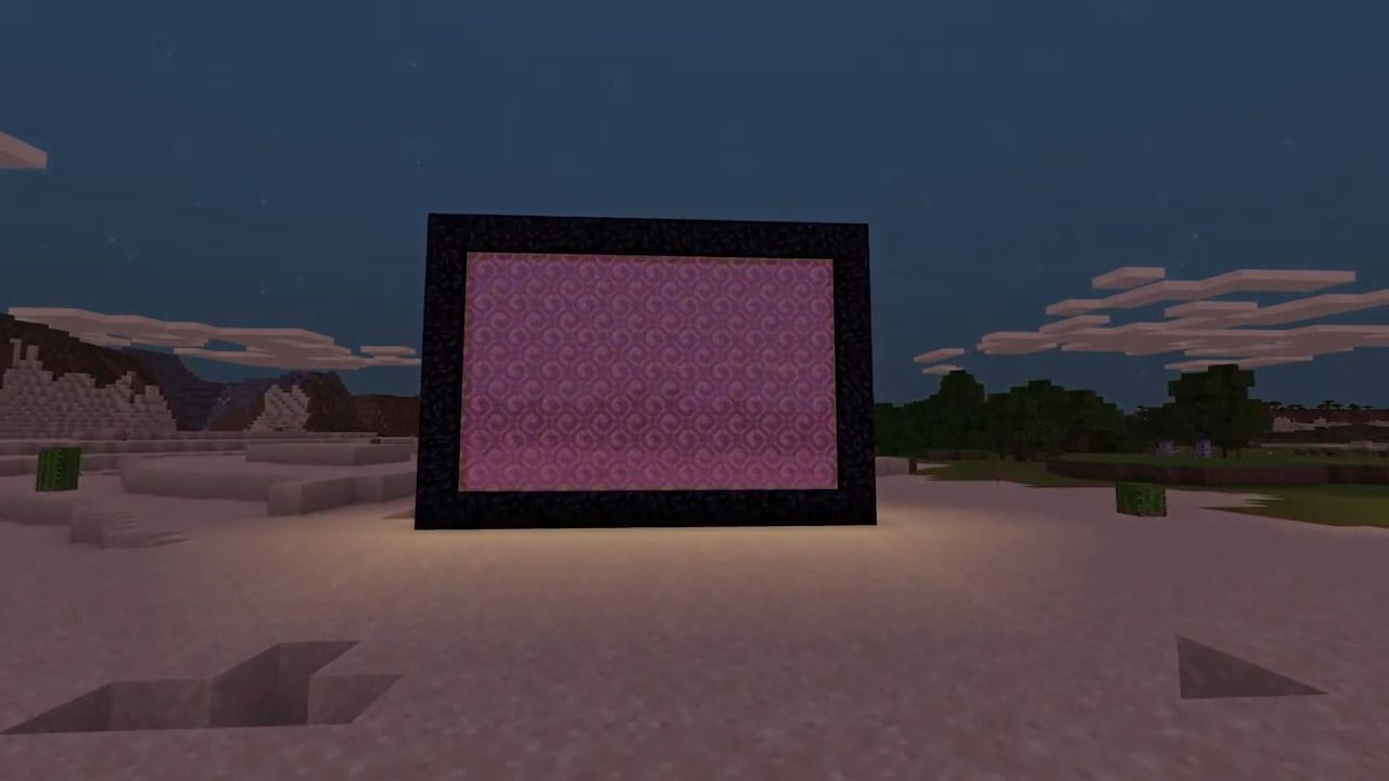 RGB Nether Portals Texture Pack (1.19) - MCPE/Bedrock 7