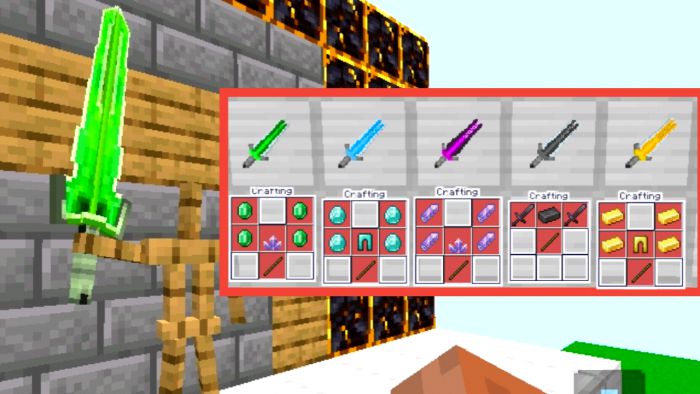 Weapons+ Addon (1.19) - MCPE/Bedrock Mod 10