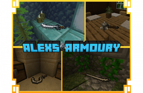 Alex’s Armoury Mod (1.19.2) – An Upgrade for Vanilla Thumbnail