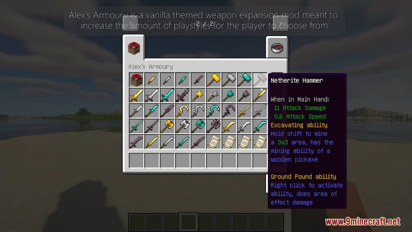 Alex's Armoury Mod (1.19.2) - An Upgrade for Vanilla 10