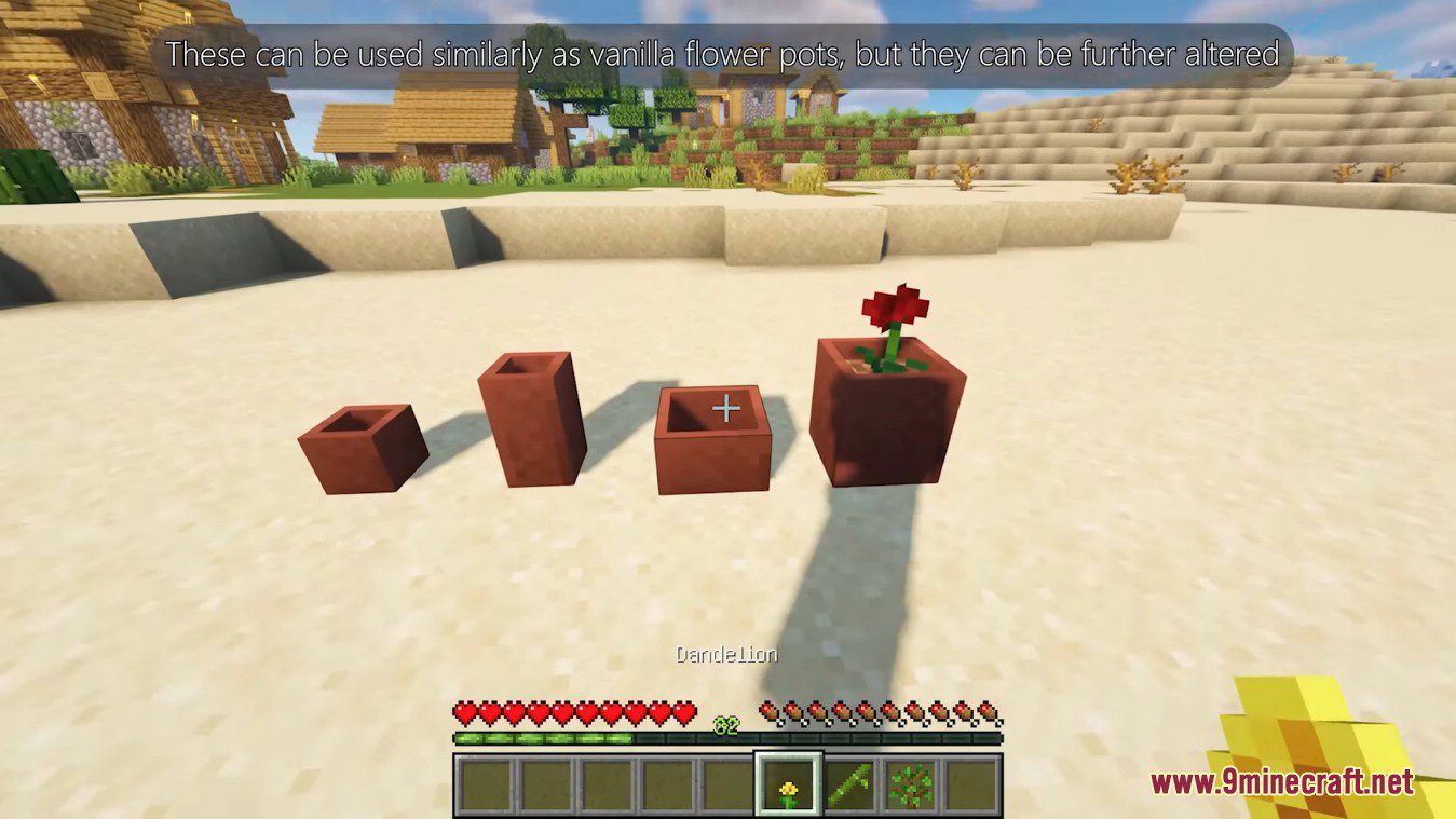 Artemis' Flower Pots Mod (1.19.2) - A Little Beauty for Your Minecraft World 8