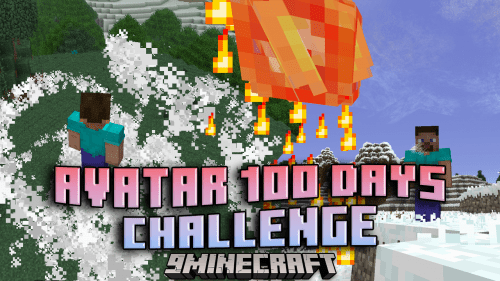 Avatar: 100 Days [Challenge] Modpack (1.12.2) – The Last Airbender Thumbnail