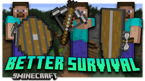 Better Survival Mod (1.12.2) – More Fighting Methods Thumbnail