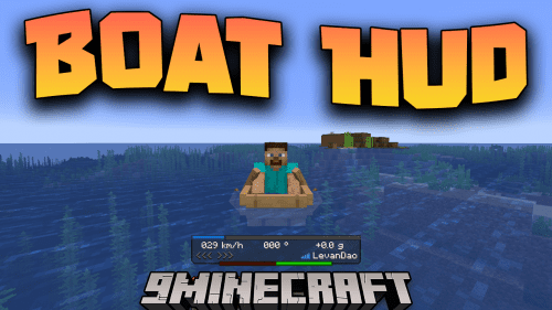 Boat Hud Mod (1.20.4, 1.19.4) – Display The Information Of The Boat Thumbnail