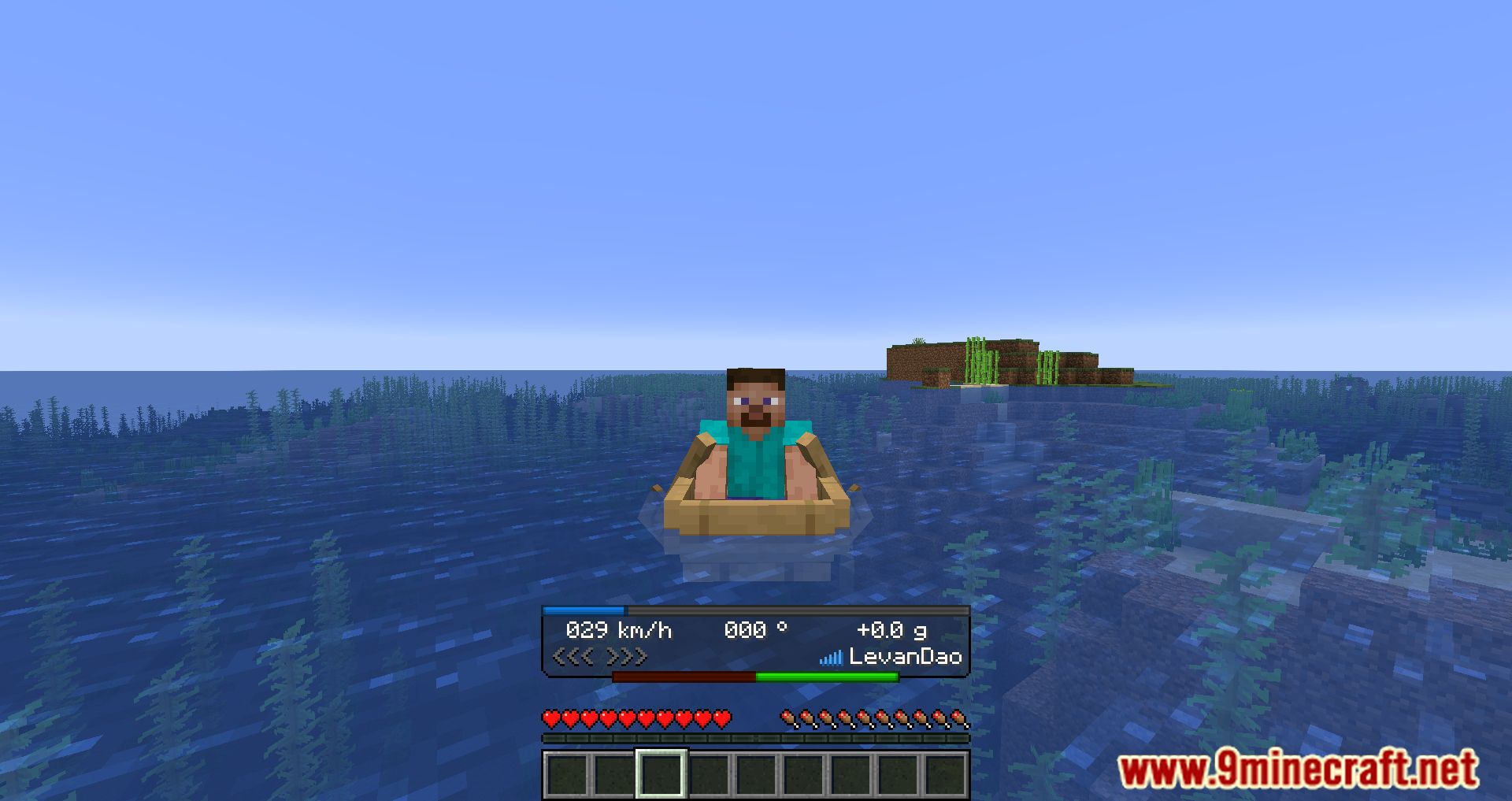 Boat Hud Mod (1.19.4, 1.18.2) - Display The Information Of The Boat 11
