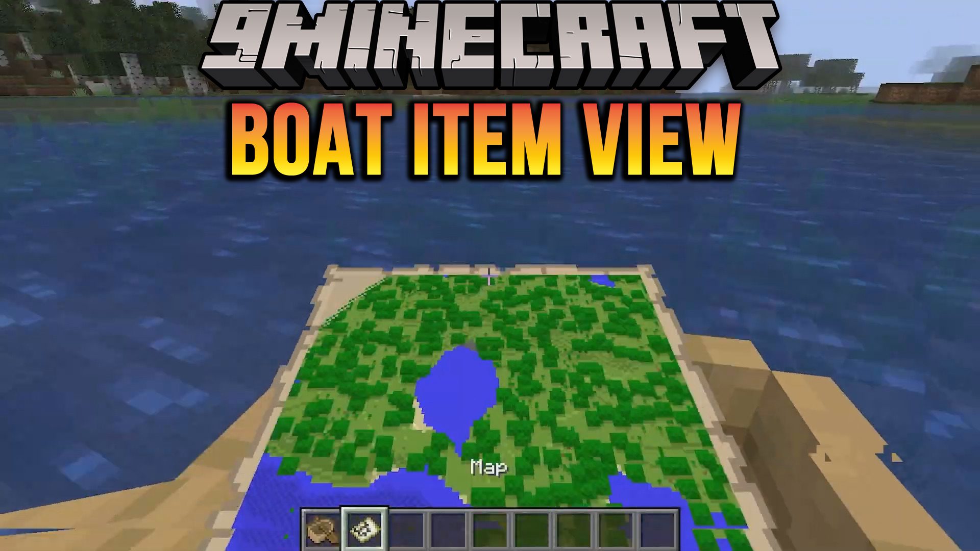 Boat Item View Mod (1.20.4, 1.19.4) - Show Items in Moving Boat 1