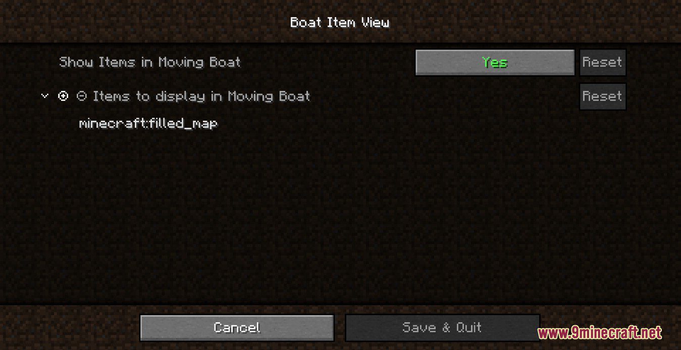 Boat Item View Mod (1.20.4, 1.19.4) - Show Items in Moving Boat 2