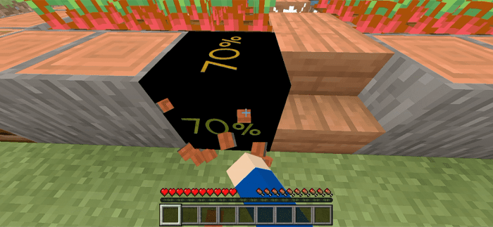 Breaking Block Progress Indicator Texture Pack (1.19) - MCPE/Bedrock 4