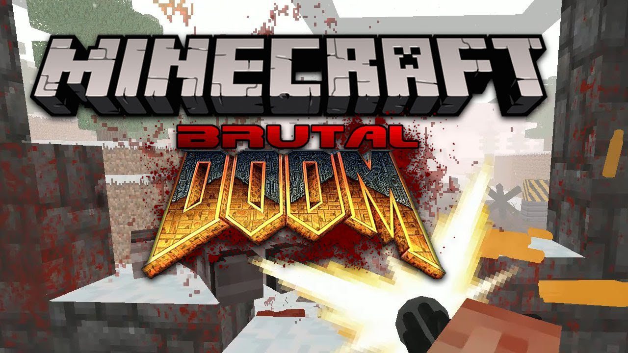 Brutal Minecraft Eternal Map (1.20.4, 1.19.4) - Doom II Total Conversion Mod 1