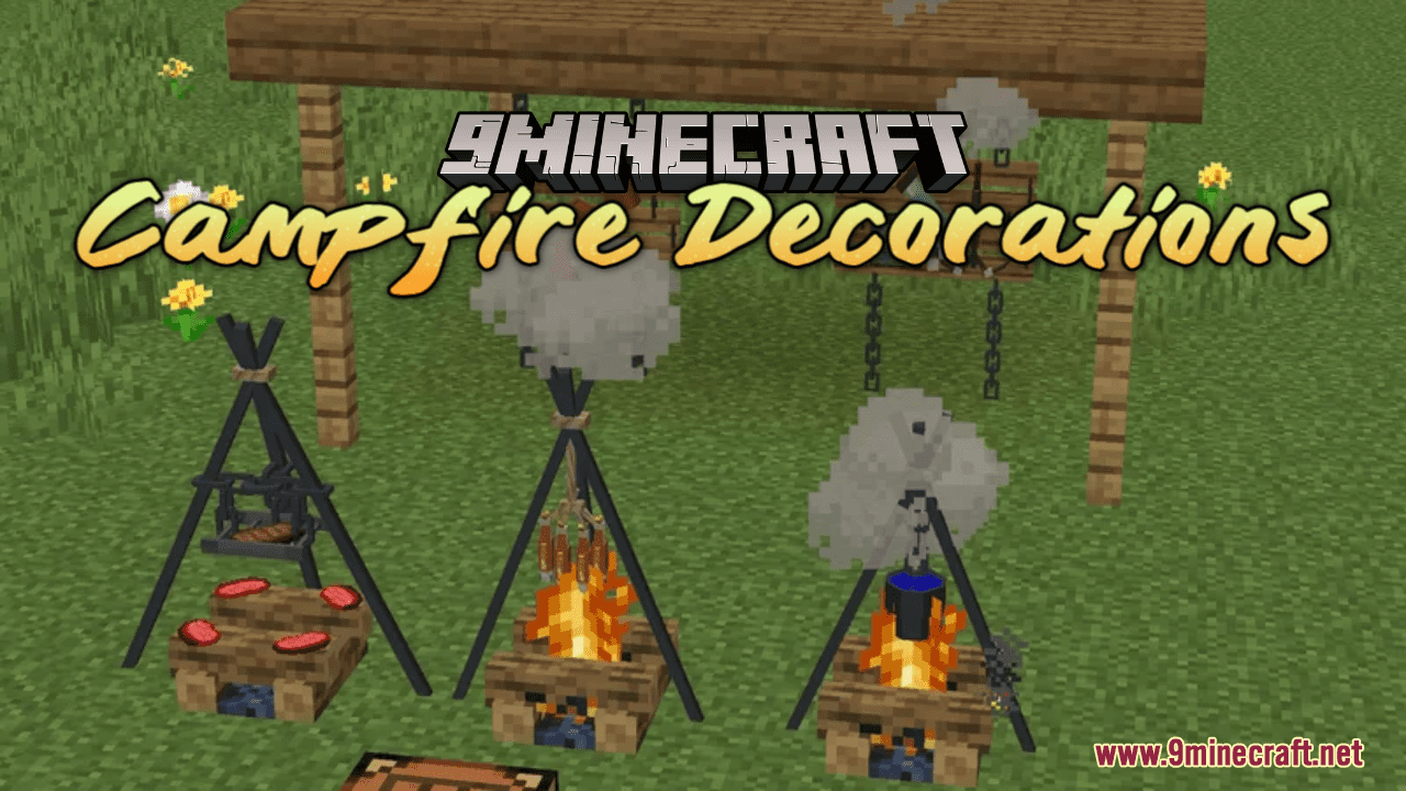 Campfire Decorations Resource Pack (1.20.4, 1.19.4) - Texture Pack 1