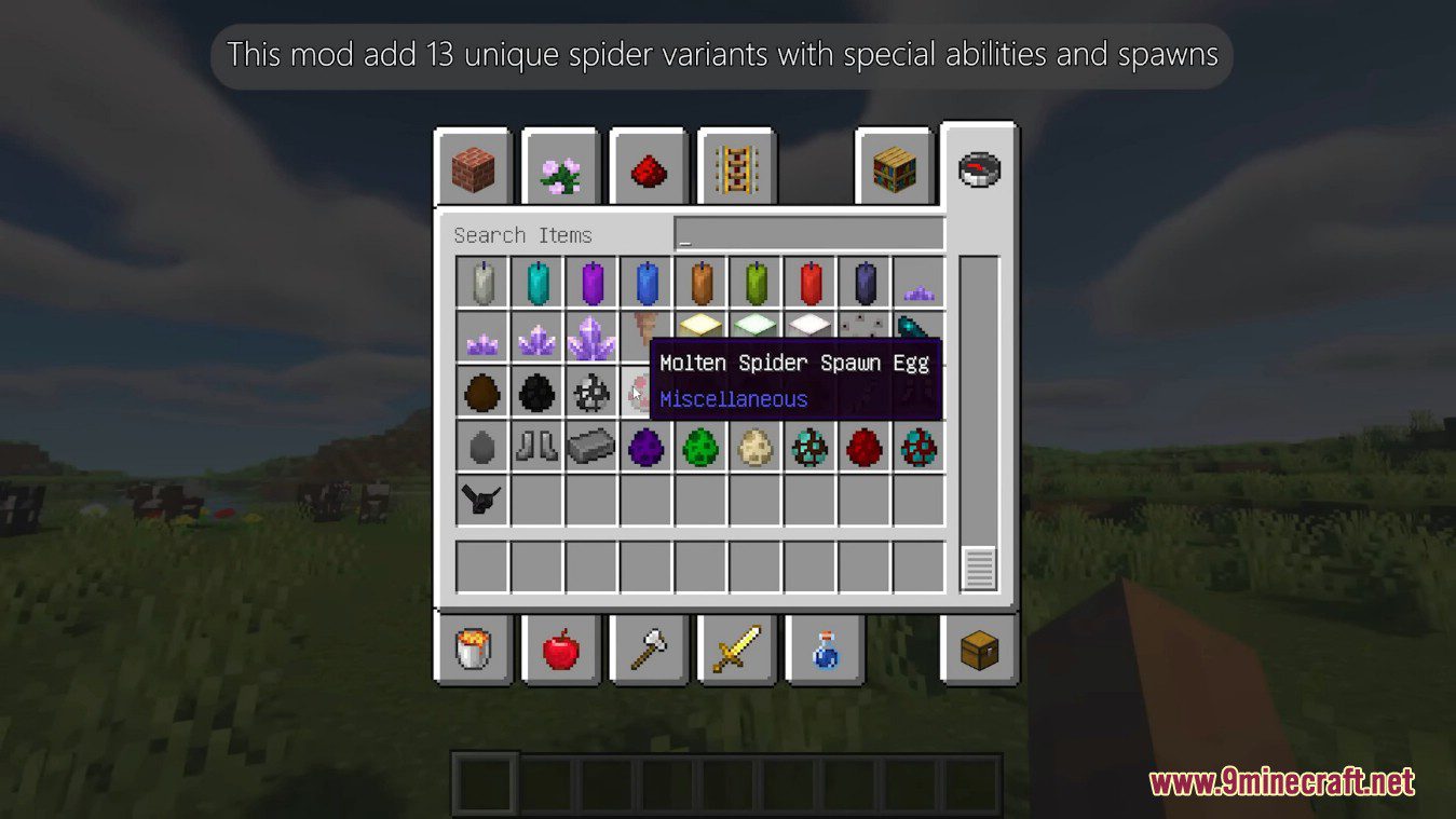 Canes Wonderful Spiders Mod (1.19.2, 1.18.2) - Make Spiders Absolutely Terrifying 18