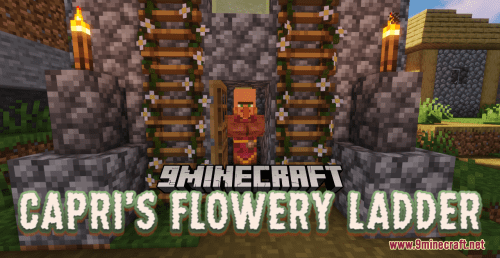 Capri’s Flowery Ladder Resource Pack (1.20.6, 1.20.1) – Texture Pack Thumbnail