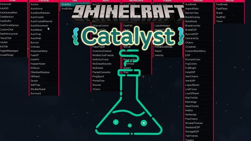 Catalyst Client (1.12.2) – Open Source Utility Mod for Anarchy Environment Thumbnail