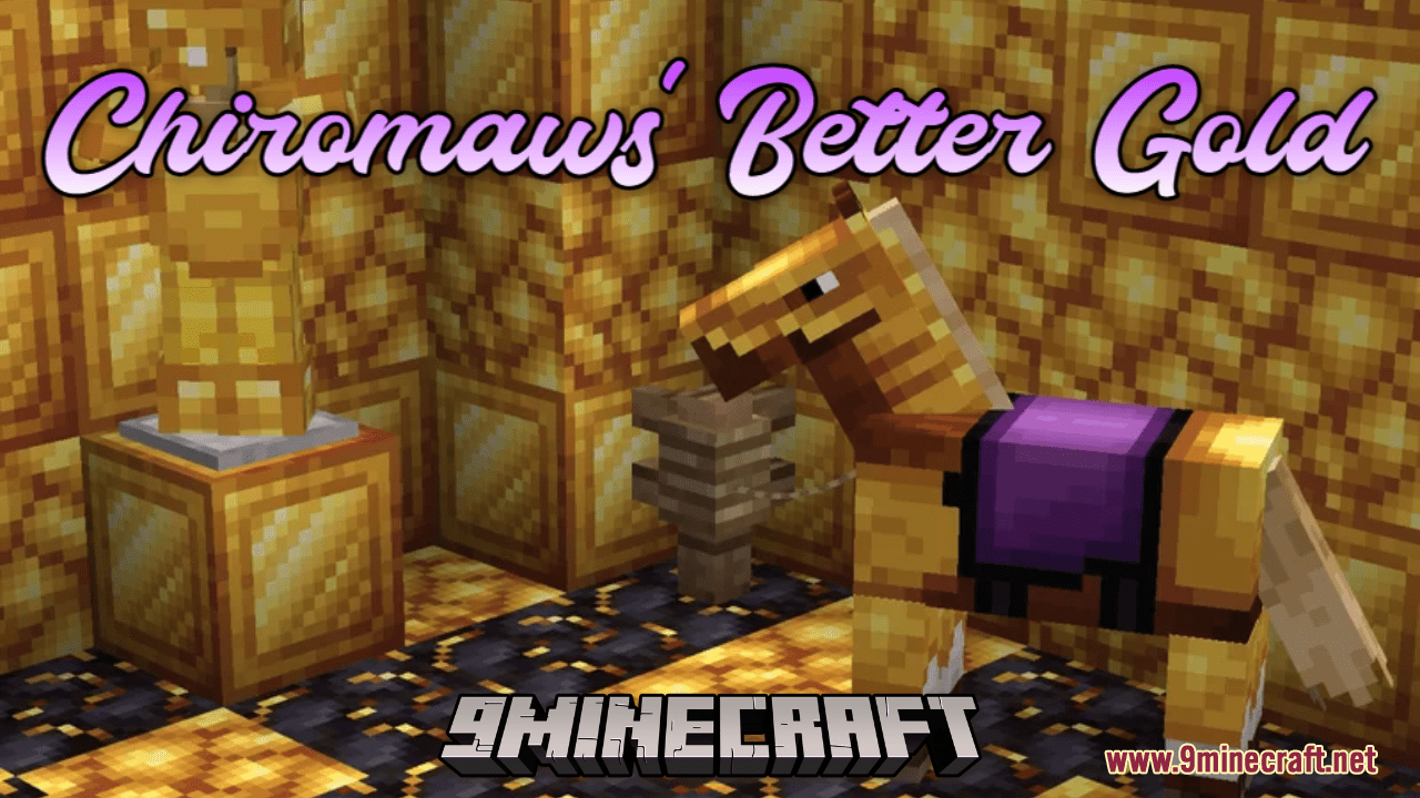 Chiromaws' Better Gold Resource Pack (1.20.6, 1.20.1) - Texture Pack 1